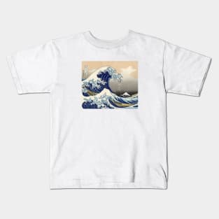 The Great Wave off Kanagawa Kids T-Shirt